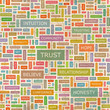 TRUST. Word cloud concept illustration.  