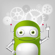Vector: Green Robot Green Robot