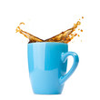 splashing coffee