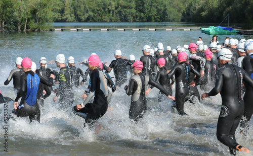 Photo: France, a triathlon in Verneuil sur Seine France, a triathlon in Verneuil sur Seine