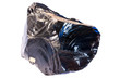 Volcanic glass (obsidian) with a conchoidal fracture