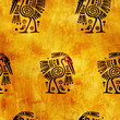 Seamless background with traditional patterns