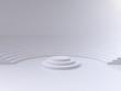 abstract circle room