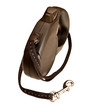 Retractable leash for dog isolated on white background