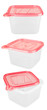 Plastic container for food