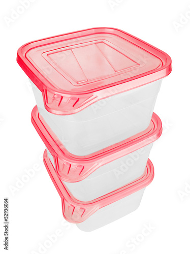 Photo: Plastic container for food Plastic container for food