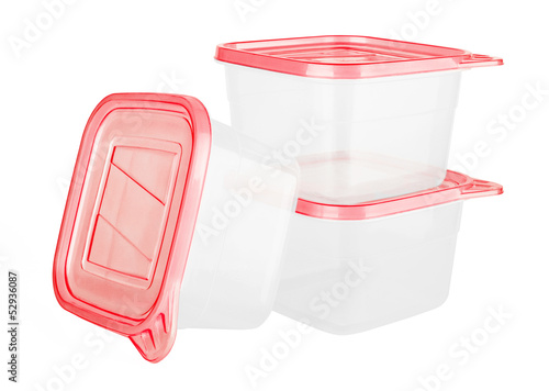 Photo: Plastic container for food Plastic container for food