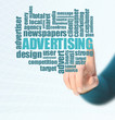 Advertising word cloud