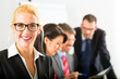 Photo: Business - businesspeople have team meeting Business - businesspeople have team meeting