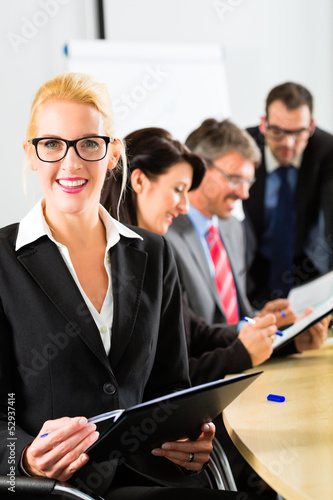 Photo: Business - businesspeople have team meeting Business - businesspeople have team meeting