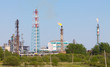 Gas flaring at the plant