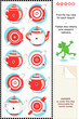 Visual math puzzle - find the top view for each teapot