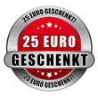 5 Star Button rot 25 EURO GESCHENKT DTO DTO