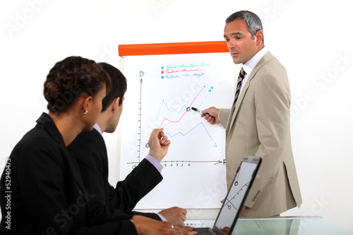 Photo: Man conducting business presentation Man conducting business presentation