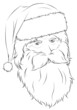 Weihnachtsmann Kopf Santa Claus