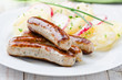 Bratwurst mit Kartoffelsalat
