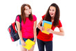 Expressive teenage friends
