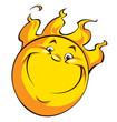 Happy smiling sun