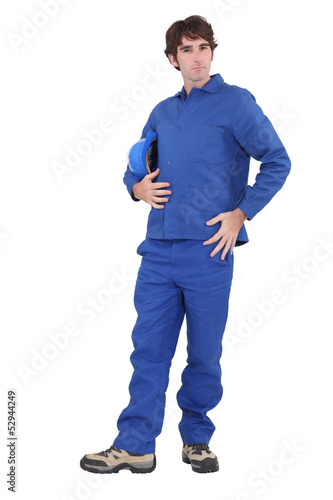 Photo: Confident builder posing Confident builder posing