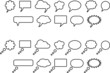 Comic Bubbles set