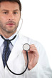 Doctor with stethoscope
