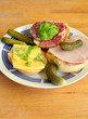 Brotteller Käse Wurst Salami