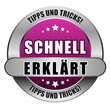 5 Star Button pink SCHNELL ERKLÄRT TUT TUT