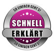 5 Star Button pink SCHNELLE ERKLÄRT SEG SEG