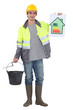 Photo: Mason with energy rating information Mason with energy rating information