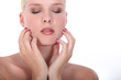 Photo: Beautiful woman with her eyes closed Beautiful woman with her eyes closed