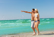 couple walking on the beach