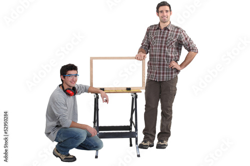 Photo: Craftsman and apprentice Craftsman and apprentice