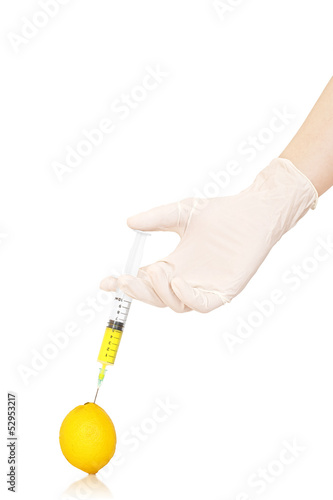 Photo: genetically modified lemon genetically modified lemon