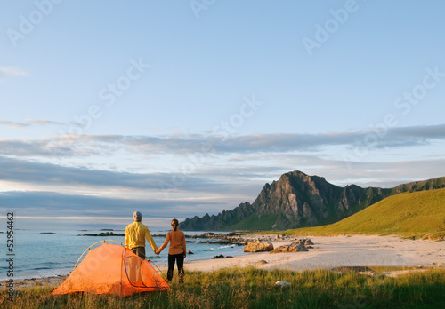 Photo: couple camping couple camping