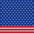 American flag background with stars symbolizing 4th july indepen