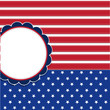 American flag background with stars symbolizing 4th july indepen