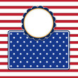American flag background with stars symbolizing 4th july indepen