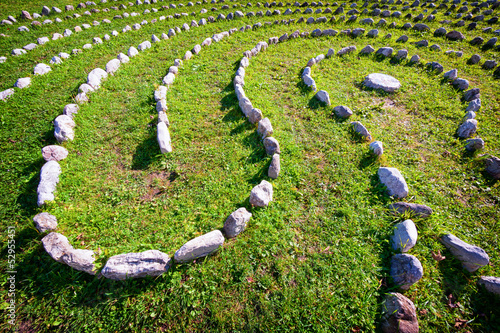 Photo: curve of rocks curve of rocks