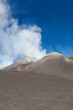 Smoking Etna crater