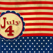American flag background with stars symbolizing 4th july indepen