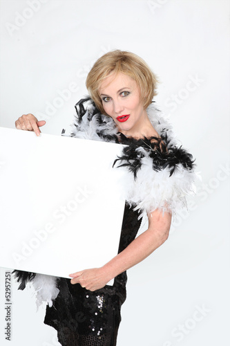 Photo: Woman wearing fancy dress Woman wearing fancy dress