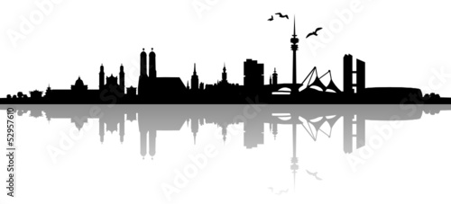 Vector: Skyline München Skyline München