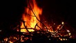 Bonfire at night