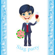 Stag party invitation
