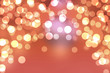 Red bokeh abstract light background