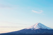 早朝の富士山