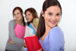Photo: female students female students