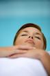 Foto: Woman laid down relaxing Woman laid down relaxing