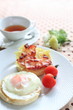 Photo: English muffin for gourmet breakfast image English muffin for gourmet breakfast image