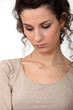 Photo: Portrait of a sad woman Portrait of a sad woman